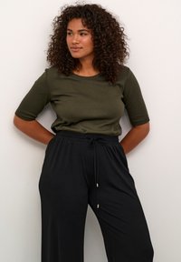 Kaffe Curve CARINA - Camiseta básica - forest night