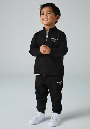 UNDERGROUND OVERSIZED HALF ZIPPED  AND JOGGER YOUNGER  SET  - Træningssæt - black