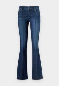 LIU JO AUTHENTIC PANT  - Traperice krojene za nošenje s čizmama - blue denim