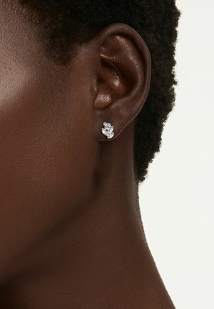 Swarovski, DIAPASON STUD EARRINGS, MIXED CUTS, WHITE, RHODIUM PLATED - Orecchini - white