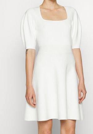 Gebreide jurk - white