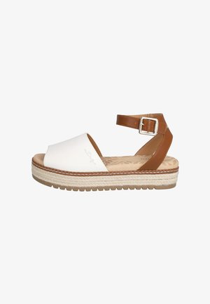 Mustang, SANDALIAS PLANAS - Alpargatas - white