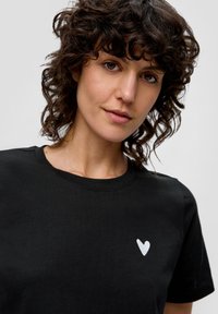 s.Oliver IM LOOSE FIT - T-Shirt basic - schwarz