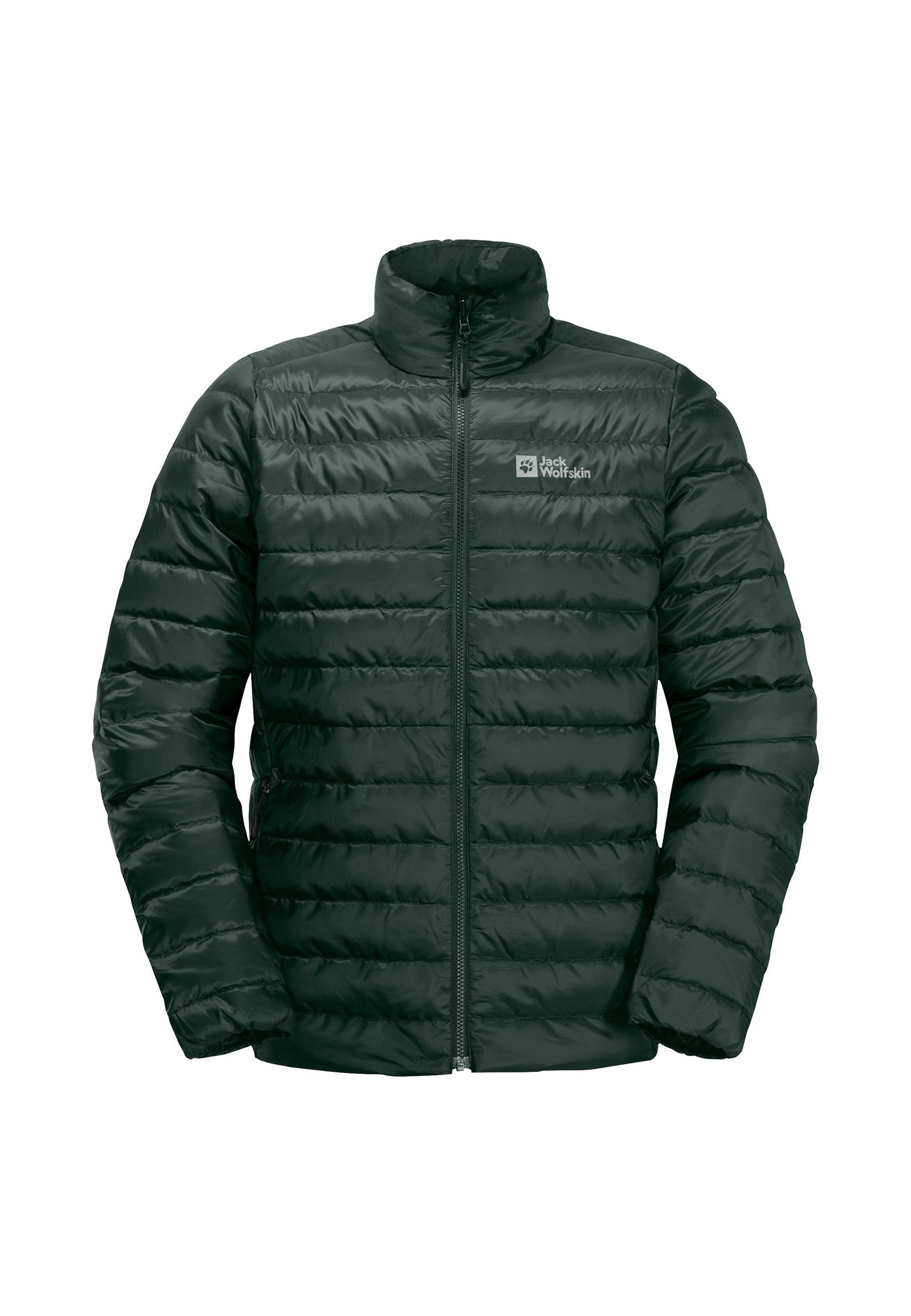 Jack Wolfskin PILVI M Daunenjacke black olive/grau Zalando