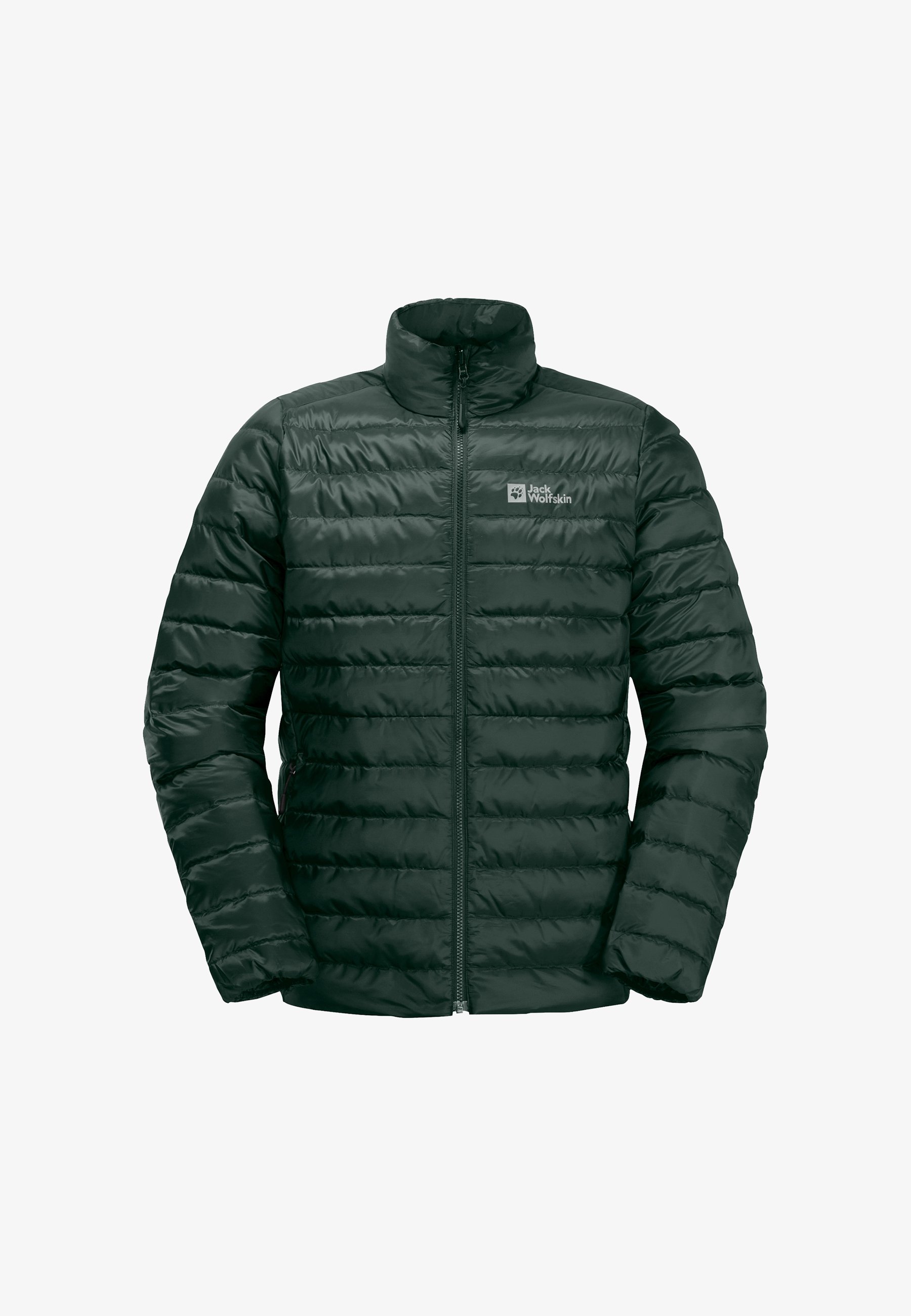 Jack Wolfskin PILVI M Daunenjacke black olive/grau Zalando