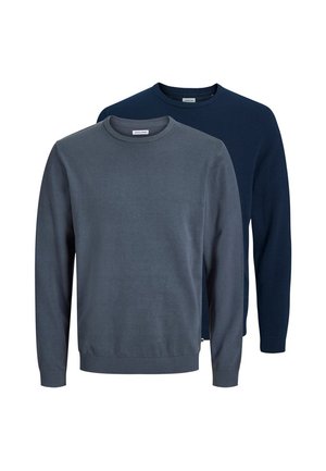 Jack & Jones, 2ER-PACK SWEATSHIRT - PULLOVER - JACK & JONES - Strickpullover - navy balzer  w turbule
