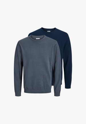 Jack & Jones, 2ER-PACK SWEATSHIRT - PULLOVER - JACK & JONES - Jumper - navy balzer w turbule