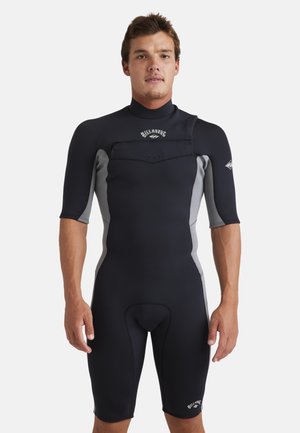 Billabong ABSOLUTE - SPRING MIT KURZEN ÄRMELN UND BRUSTREISSVERSCHLUSS - Muta - blue