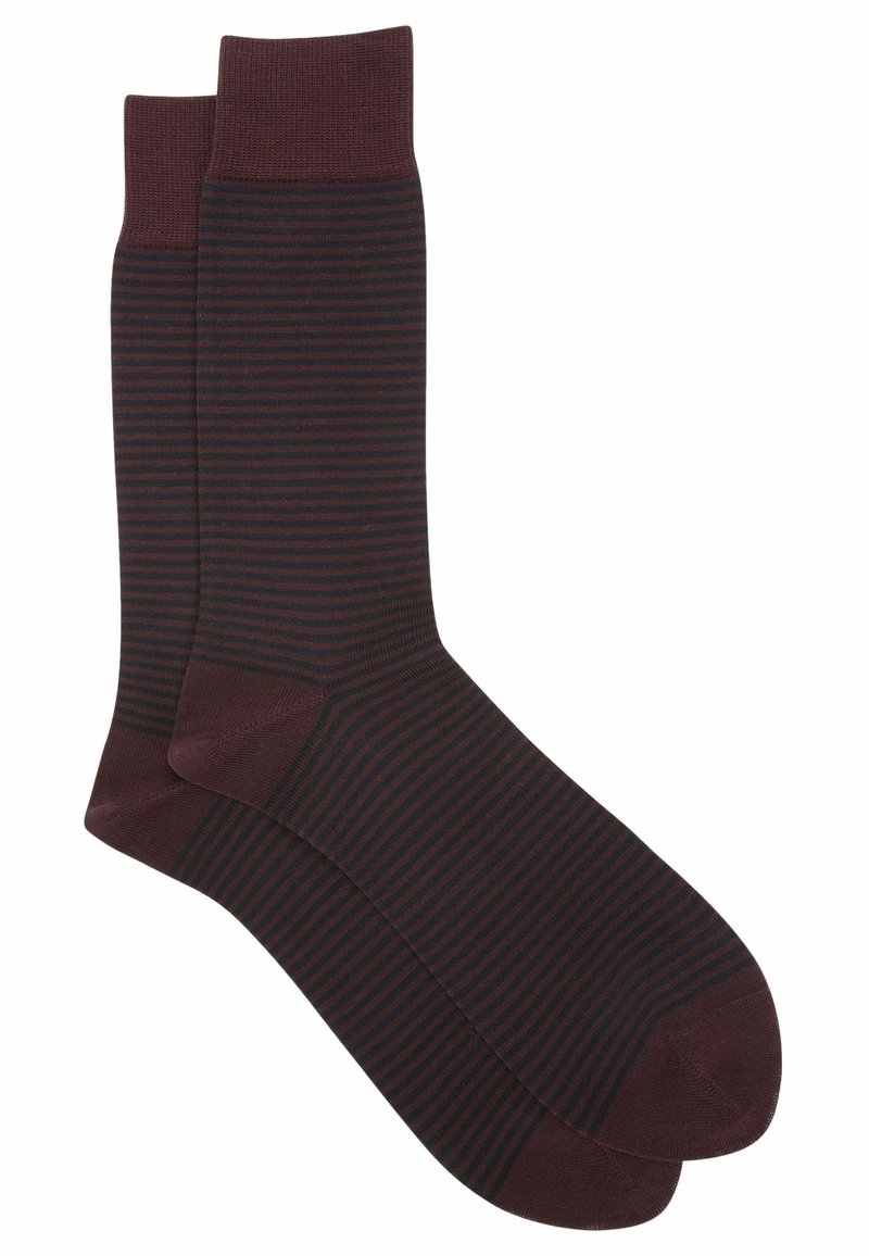 Reiss MARIO STRIPE - Strømper - bordeaux