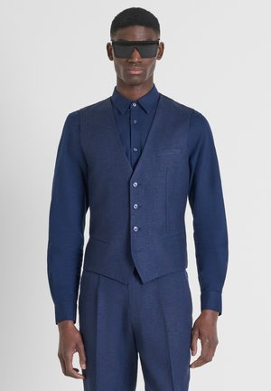 Antony Morato SLIM FIT - Waistcoat - blue navy