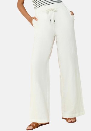 Friends Like These REGULAR FIT WIDE - Trousers - white