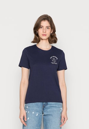 ONLKITA ANCHOR - T-shirt imprimé - evening blue tides silver