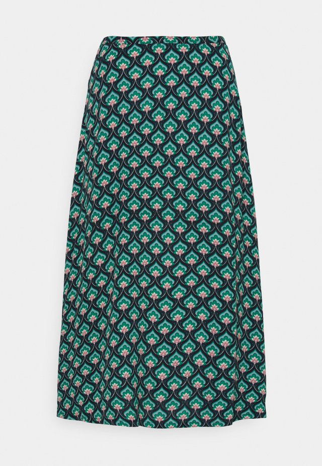 JUNO SKIRT EMPEROR - Falda acampanada - island green