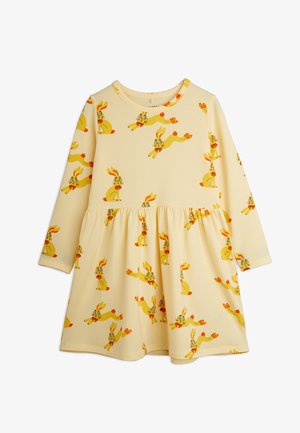 Mini Rodini, RABBITS - Дневна рокля - yellow