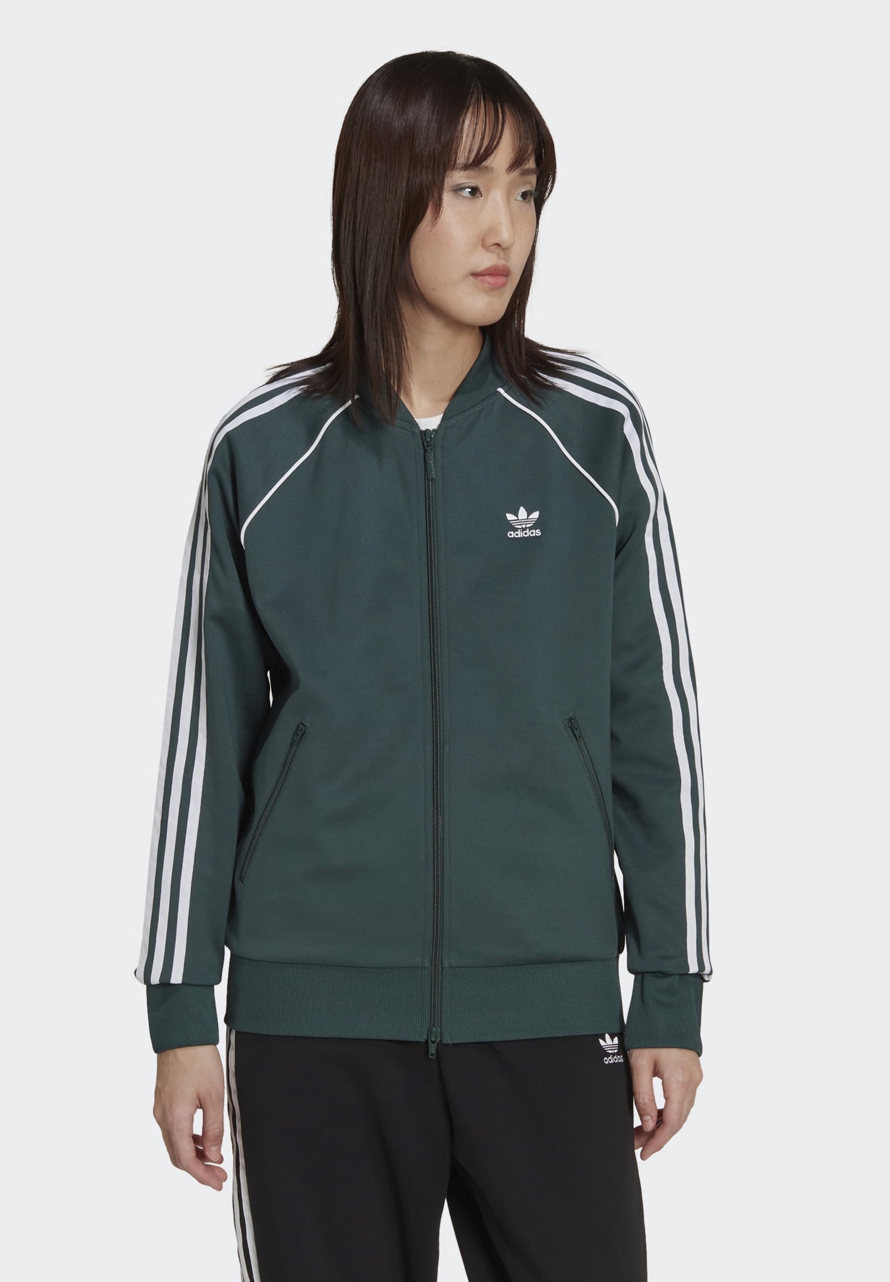 Originals SUPERSTAR TRACKTOP - Chaquetas - mineral green/verde - Zalando.es