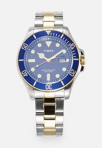 Timex HARBORSIDE COAST CASE DIAL - Montre à aiguilles - silver-coloured/gold-coloured/blue