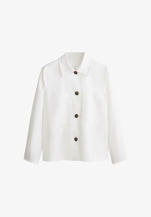 OYSHO, POCKET JACKET - Gombos blúz - stone