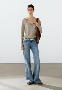 Massimo Dutti - HENLEY - Pullover - beige Image miniature 1