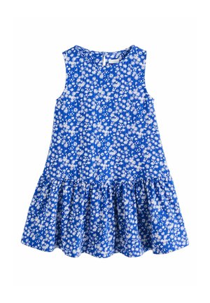 REGULAR FIT-SLEEVELESS - Strikkjoler - blue ditsy