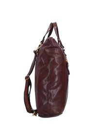 Sac à Dos CAMPOMAGGI Moro Cuir Marron Femme - Neuf Avec Housse Et Produits D'entretien