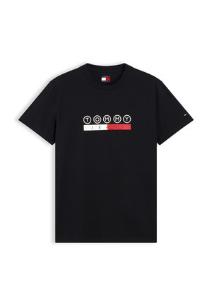 Tommy Jeans, DNA PLAY TEE - Μπλουζάκι με στάμπα - black