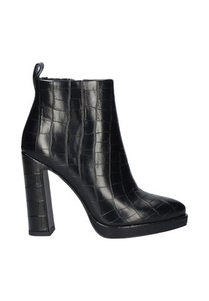 Botines de tacón - black