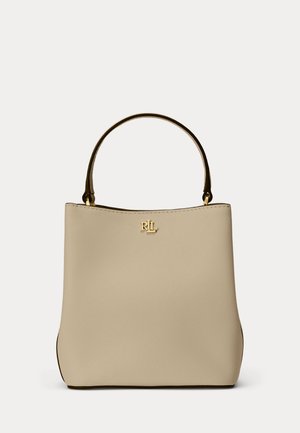 CROSSHATCH SMALL REESE BUCKET BAG - Handbag - birch tan