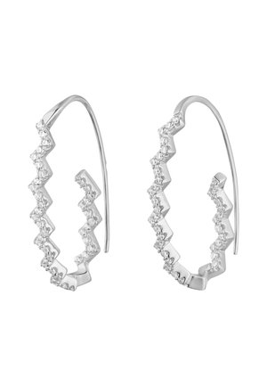 NANA KAY GLAMOUR - Earrings - silberfarben weiss