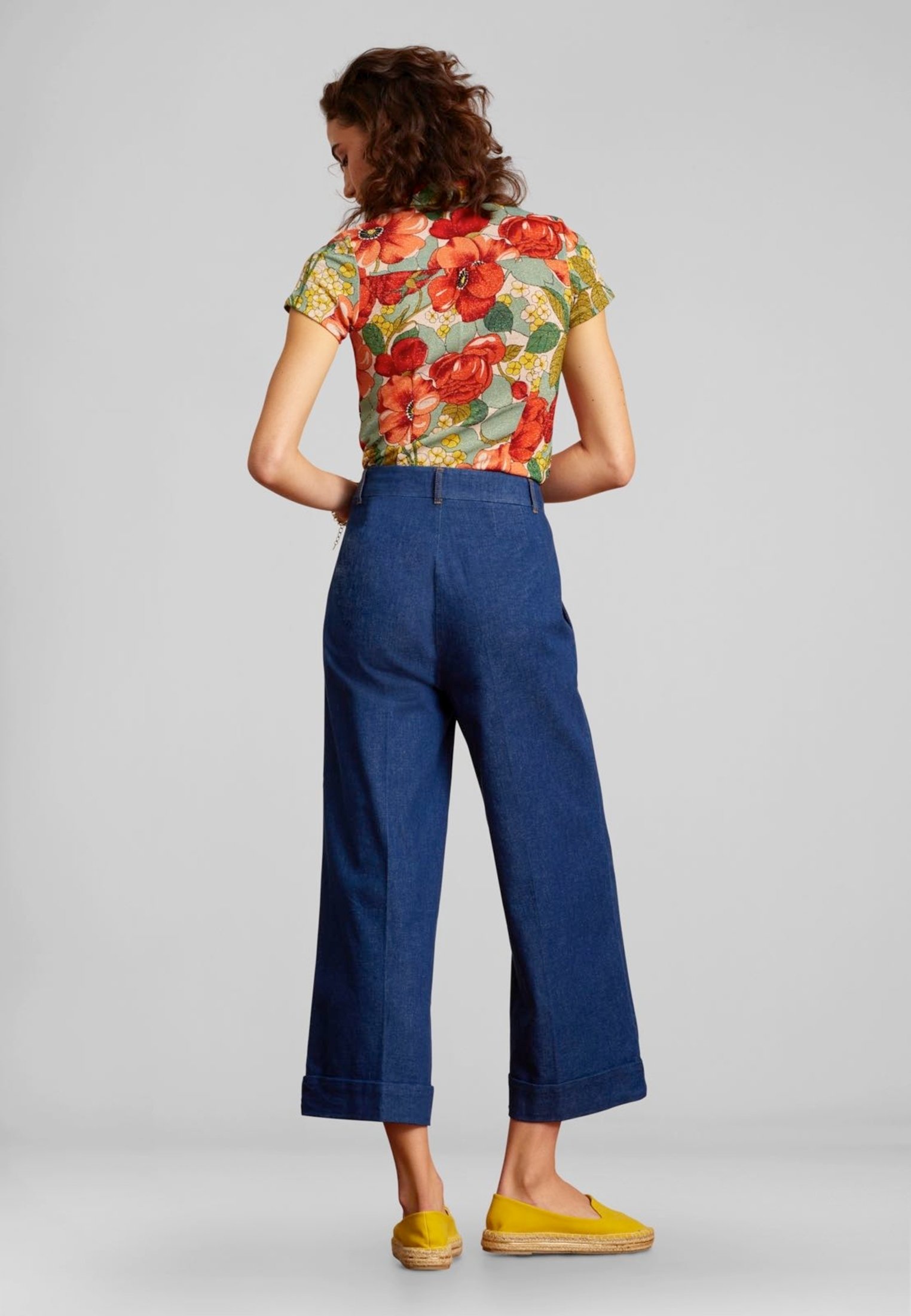 King Louie LISA CHAMBRAY - Straight leg jeans - denim blue/blue denim -  Zalando.de