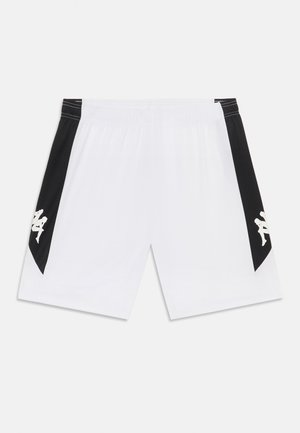 Kappa LUVIO UNISEX - Lühikesed püksid - white/black