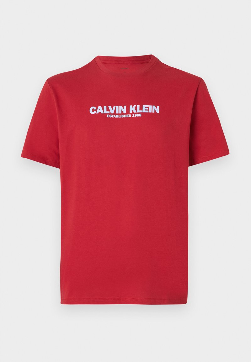 Calvin Klein T-shirt print donkerrood Calvin Klein T-shirt print donkerrood