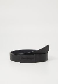 Armani Exchange - PLATE BELT UNISEX - Cintura - black/deep navy Immagine in miniatura 1