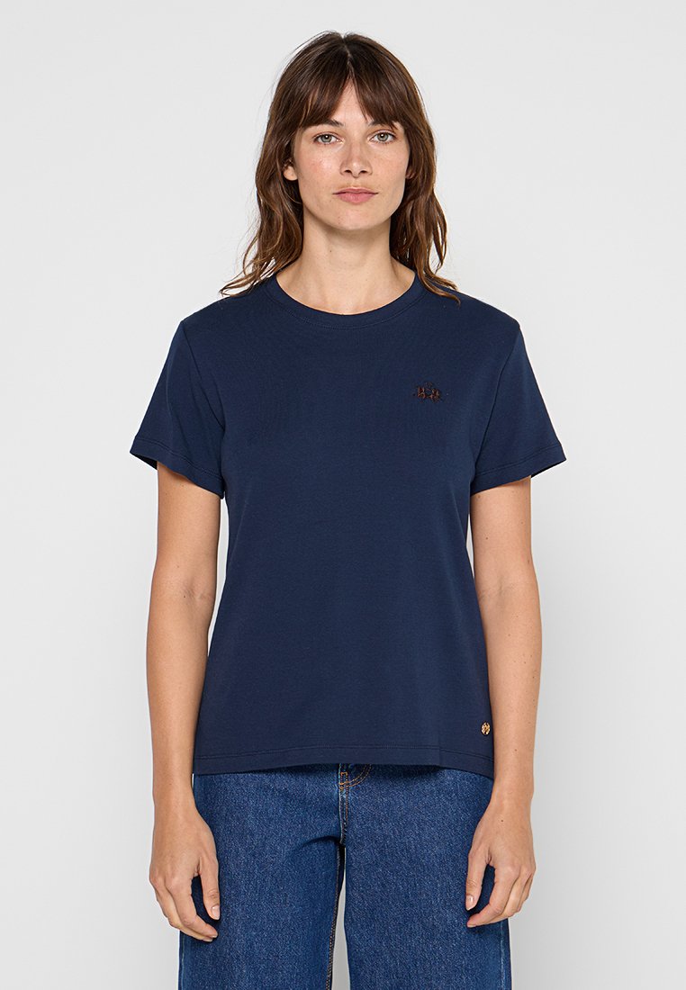 LA MARTINA T-shirt basic donkerblauw