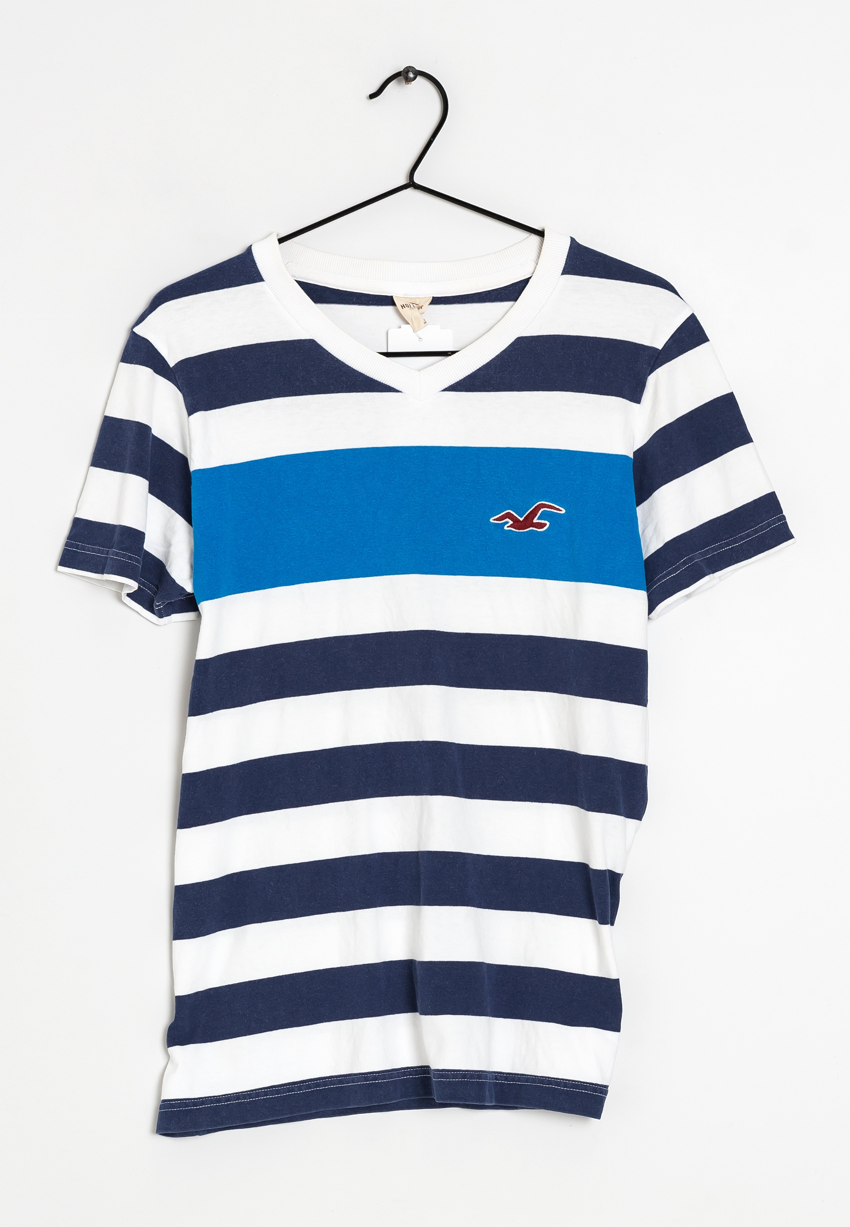 Hollister blue and white shirt Clearance