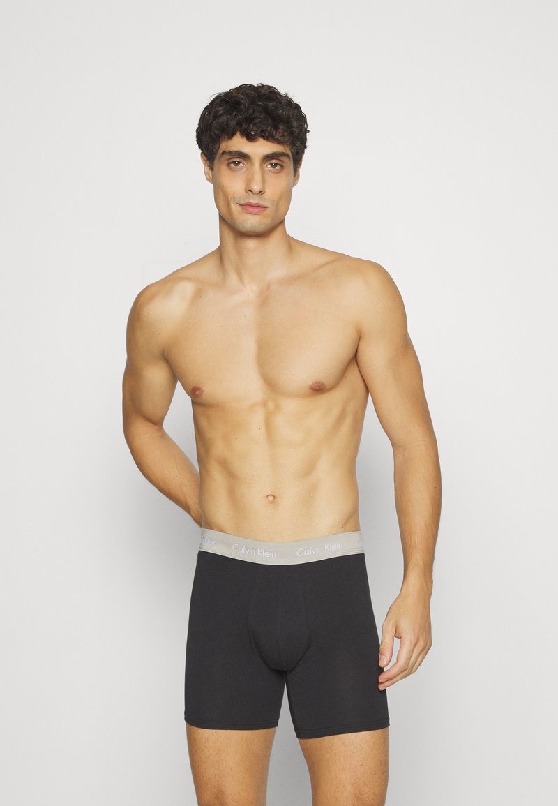 Calvin Klein Underwear 3 PACK - Boxerky - black/tawny port/porpoise