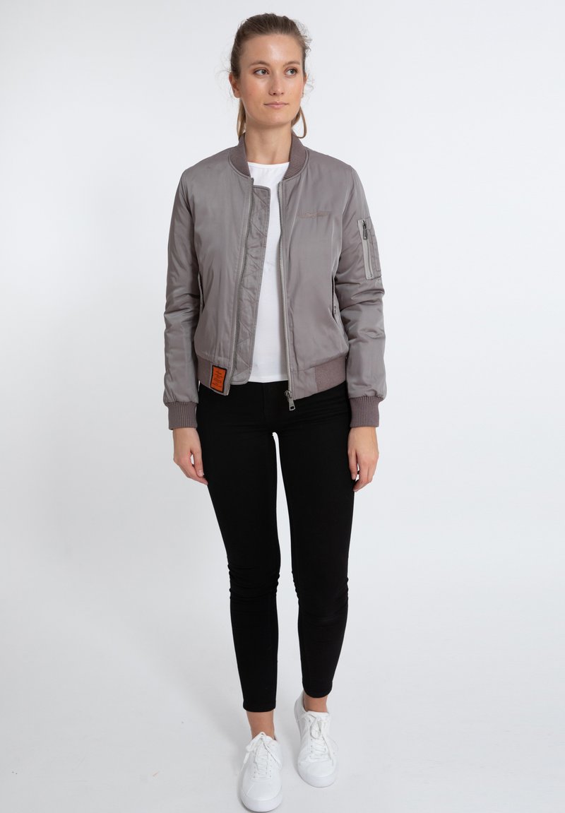 Damen Leichte Jacken | Bombers ORIGINAL Bomberjacke grey/grau - QK19344 Damen Leichte Jacken | Bombers ORIGINAL Bomberjacke grey/grau - QK19344