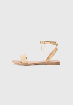 ONLMELLY CHAIN  - Sandaler med ankelstøtte - beige