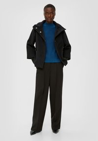 s.Oliver BLACK LABEL AUS MIX - Strickpullover - blau