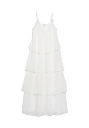 Calliope, ABITO TINTA UNITA - Robe longue - bianco lana