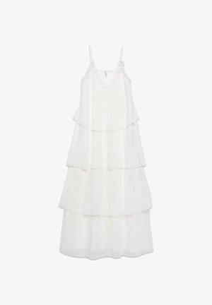 Calliope, ABITO TINTA UNITA - Robe longue - bianco lana