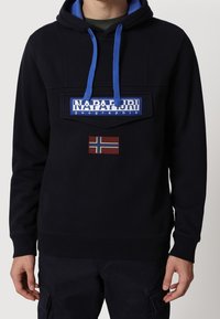 Napapijri Mikina s kapucí - blue