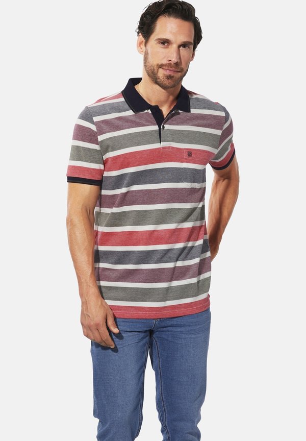 CIRINOSTI - Poloshirt - orange gestreift