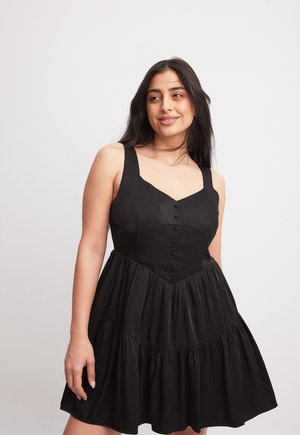BUTTONED  - Denné šaty - black