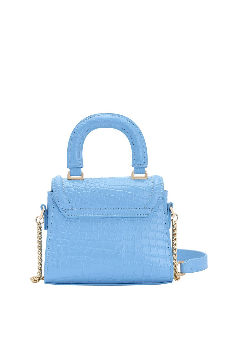 Clutch Handbag Tuscany Leather Taschen High Sense Klein Blue Solid