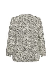 Kaffe Curve DIANA - Bluza - black oyster turtledove animal