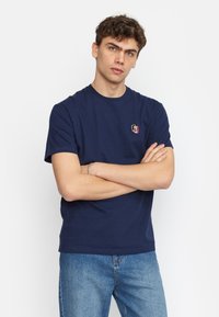 REVOLUTION T-shirt basic - navy-melange