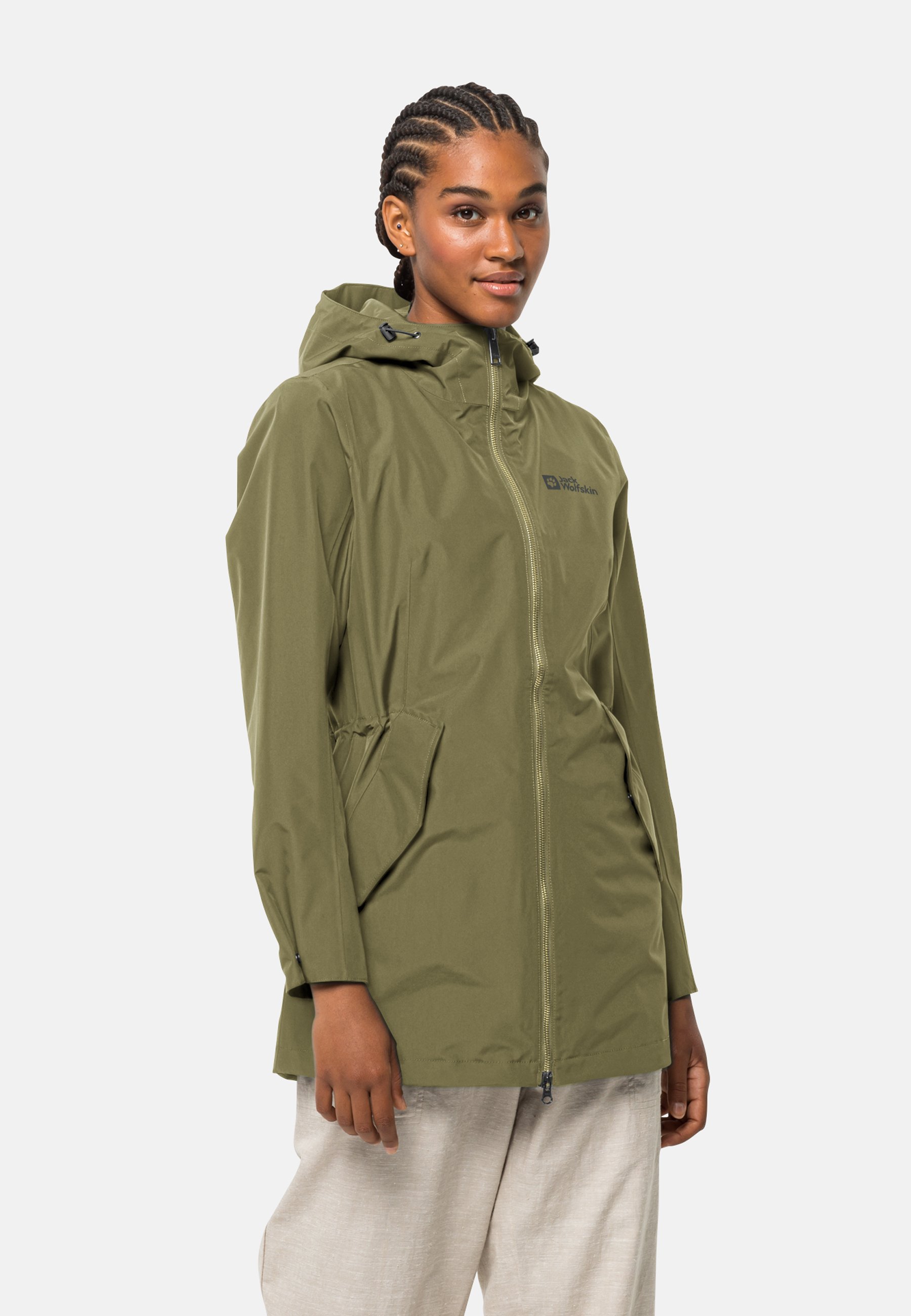 Windbreaker Leichte Jacke Oliv Damen Coastguard Damen Jacke