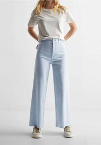 Mango Kids SEAMLESS - Flared jeans - light blue