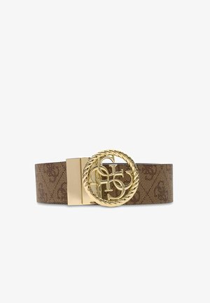 Guess, PANT BELT REV & ADJ H35 - Cintura - ltl latte logo