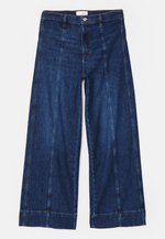 Seamed Wide Trouser Crop Au Natural Clean - Frame